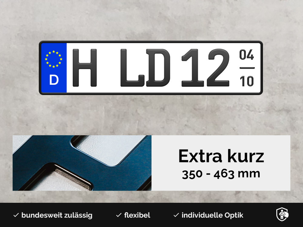 3D Saisonkennzeichen XS