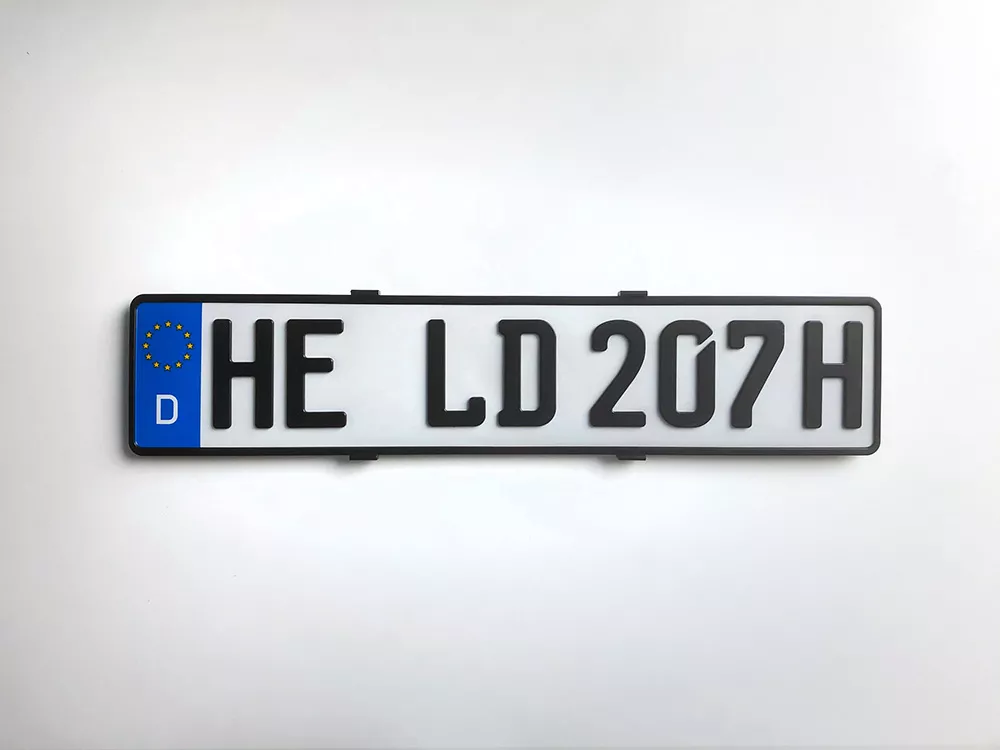 3D H-Kennzeichen