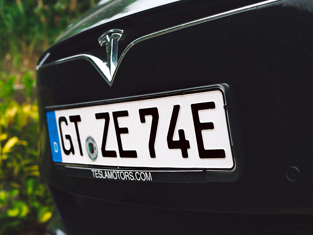 Alu E-Kennzeichen
