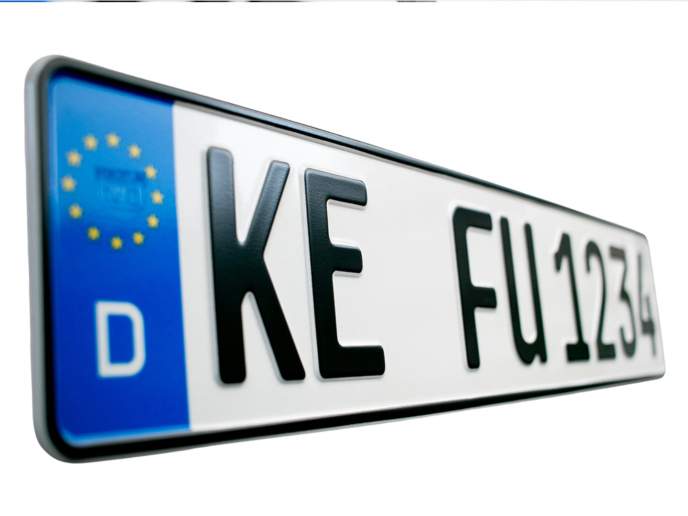 Alu Kennzeichen