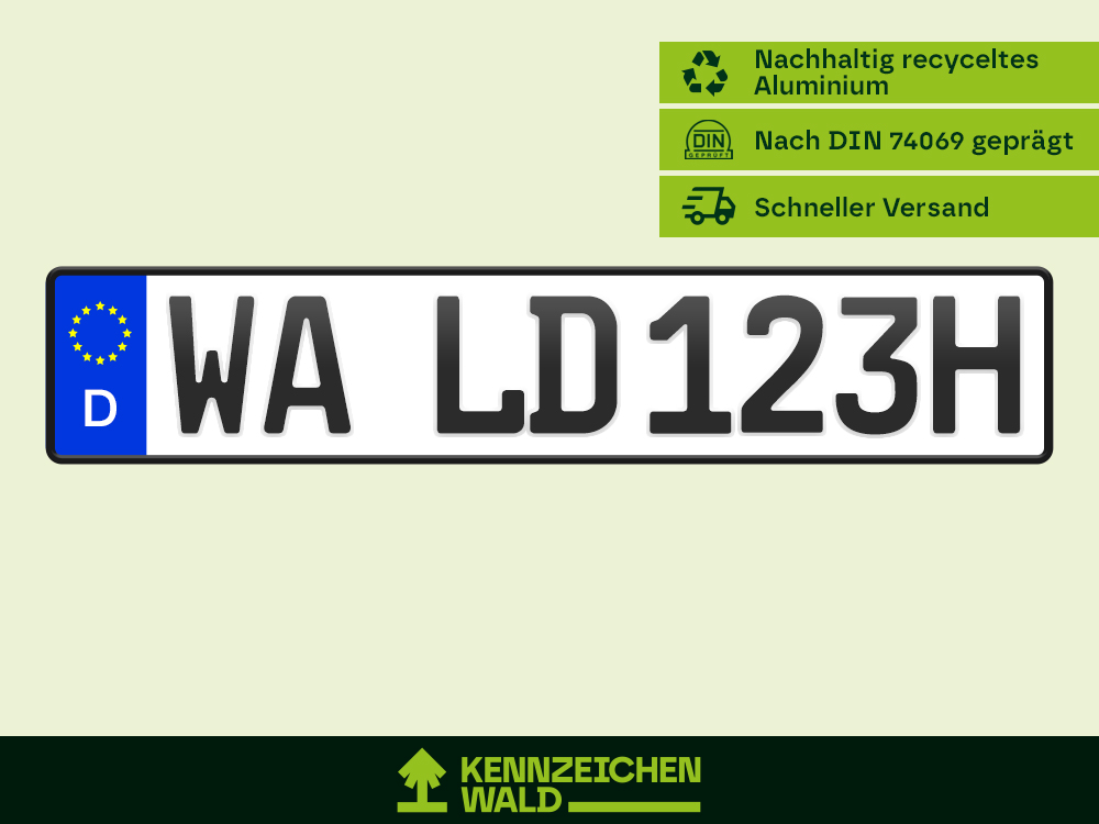 Elegantes H Kennzeichen Vor Dem Aus Ebenbildnull