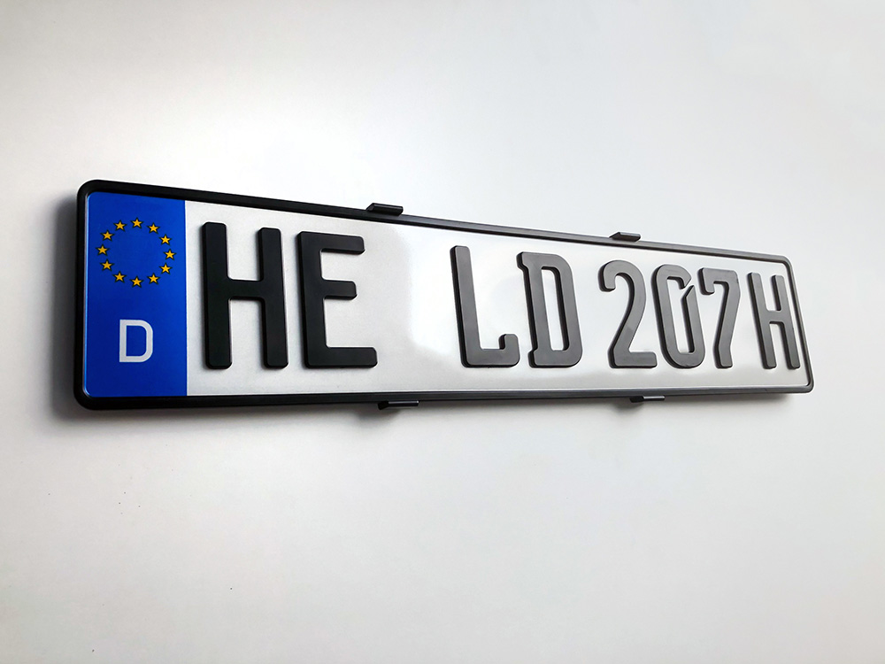 3D H-Kennzeichen