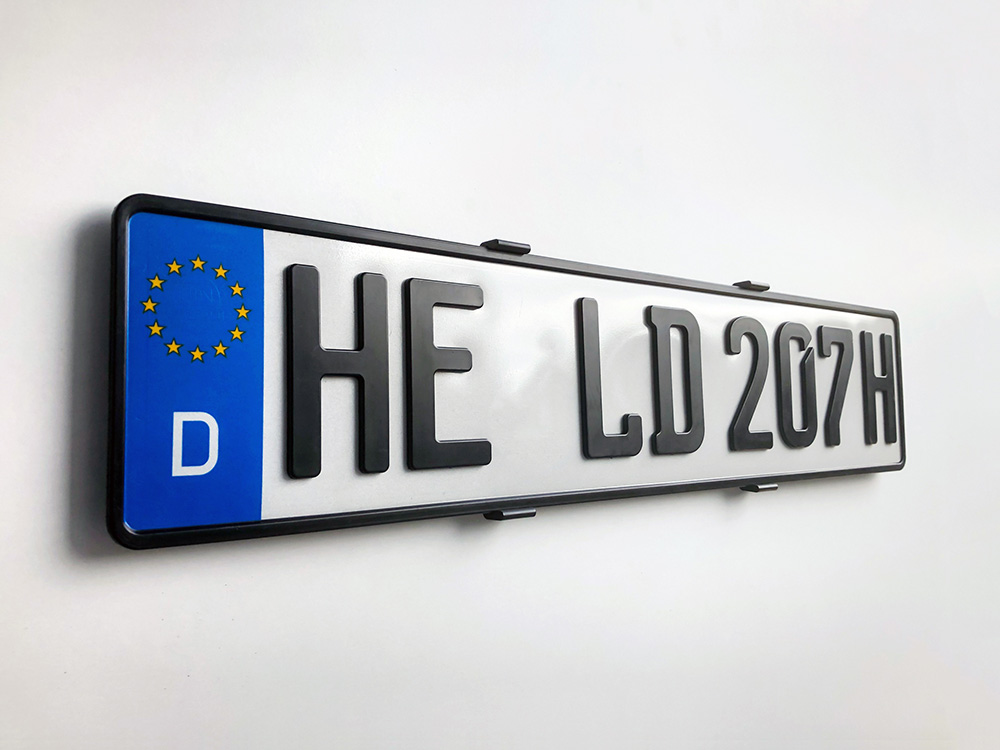 3D H-Kennzeichen